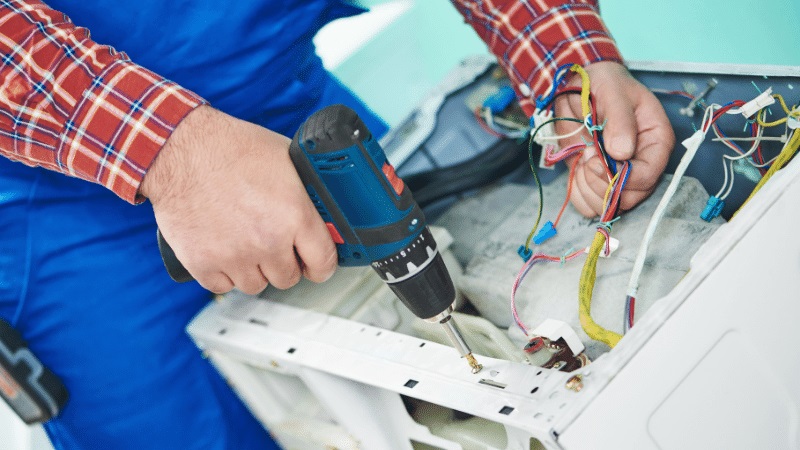 Kandıra Westinghouse Westinghouse çamaşır makinesi kart tamiri – Su almama arızası orijinal parça ile giderildi. - Teknik servis örneği